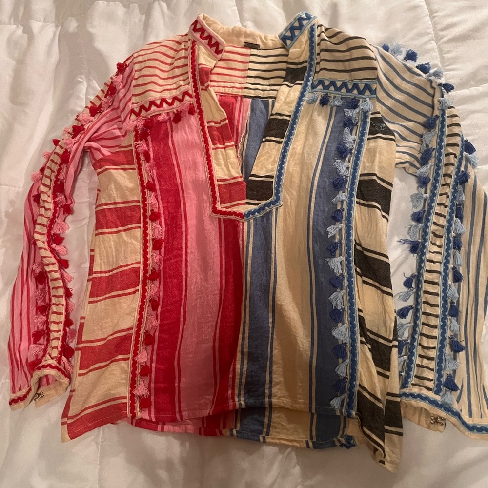 Dodo Bar Or Multicolor Striped Blouse